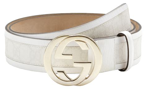 white gucci belt men's